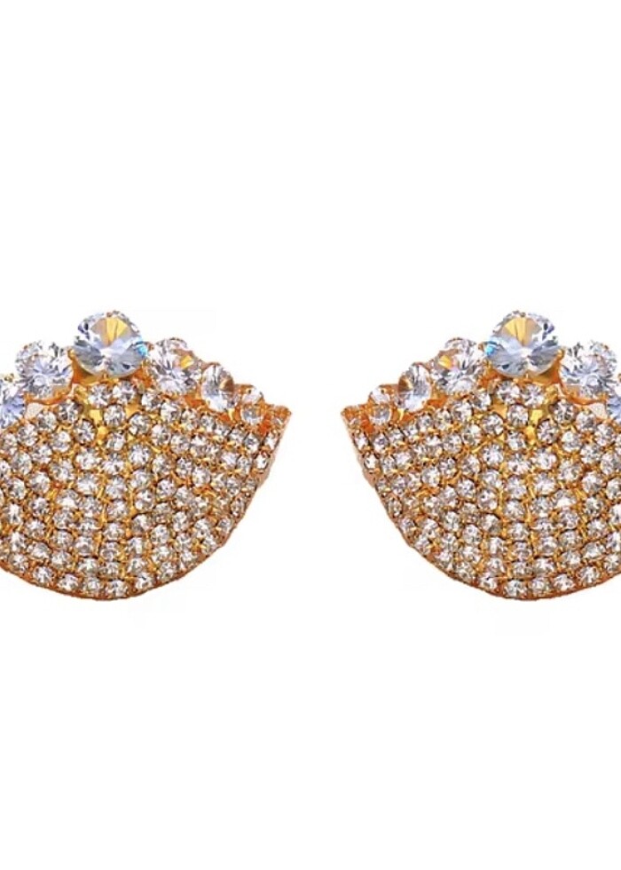 Rhinestone Taşlı Göğüs Ucu Aksesuarı - Görsel 3