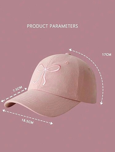 Beden pembe Renk Y2k Coquette Pembe Ayarlanabilir Pinterest Şapka.