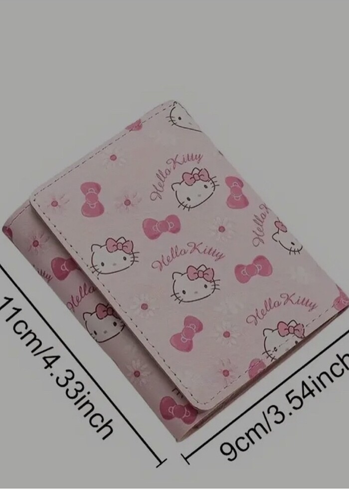 Y2k Hello Kitty Pembe Cüzdan - Görsel 3