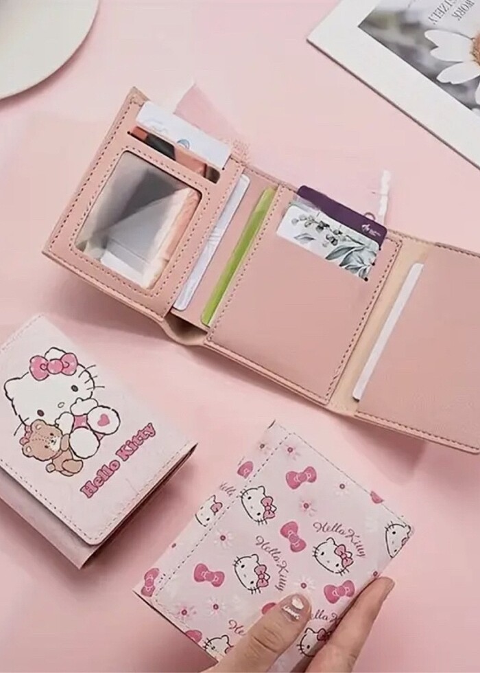 Y2k Hello Kitty Pembe Cüzdan - Görsel 2