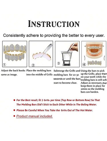 Y2k Gümüş Rengi  Yıldızlı Teeth Grillz Gems Diş Taşı Aksesuar - Görsel 6