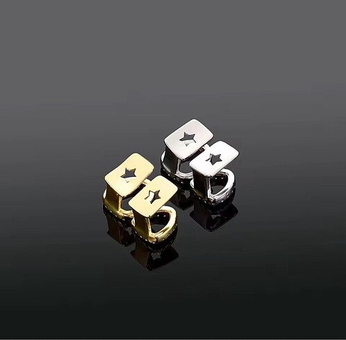 Y2k Gümüş Rengi Taşlı  İkili Tooth Grillz Gems Diş Taşı Aksesuar - Görsel 3