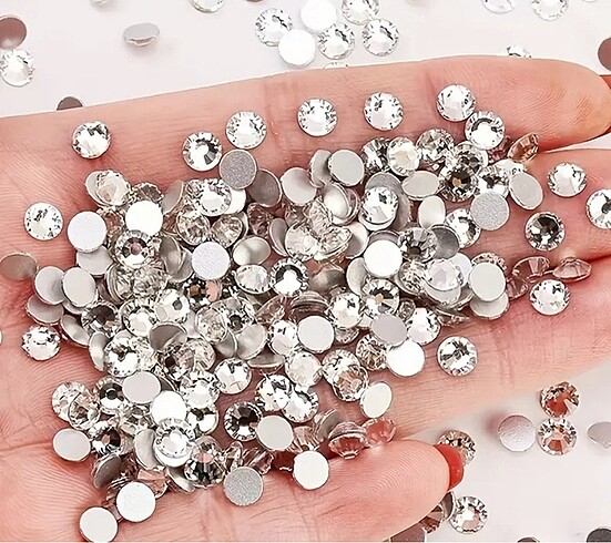 Y2k Coquette Kırmızı ve Beyaz Taşlı 40 Adet Teeth Grillz Gems Di - Görsel 6