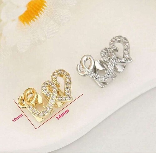 Y2k Hip Hop Gold Rengi Kalpli Taşlı Gems Tooth Grillz Diş Taşı A - Görsel 2