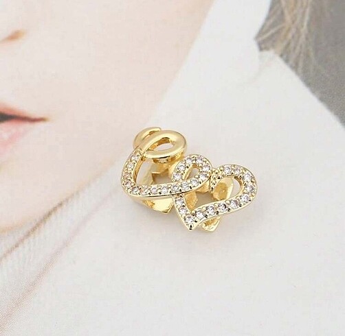 Y2k Hip Hop Gold Rengi Kalpli Taşlı Gems Tooth Grillz Diş Taşı A - Görsel 7