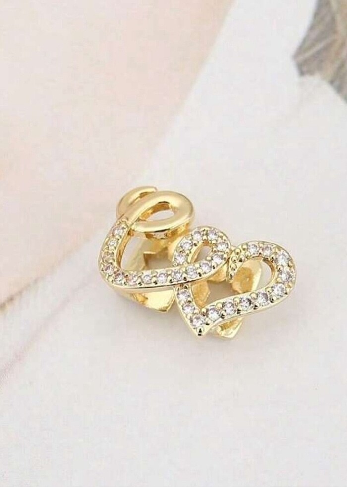 Y2k Hip Hop Gold Rengi Kalpli Taşlı Gems Tooth Grillz Diş Taşı A - Görsel 3