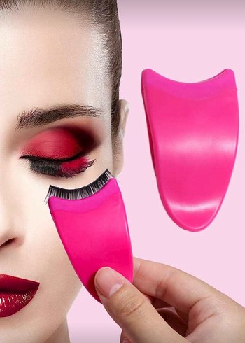 Eyeliner, Far &Kirpik Sticker Seti ve Hediye Kirpik Takma Aparat - Görsel 4