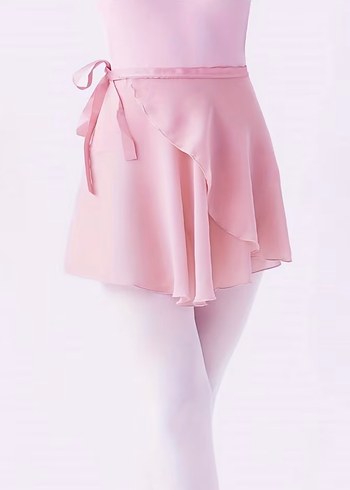 La Saade Pink Ballet Muse Chiffon Skirt  Pembe Şifon Bale Eteği - Görsel 6