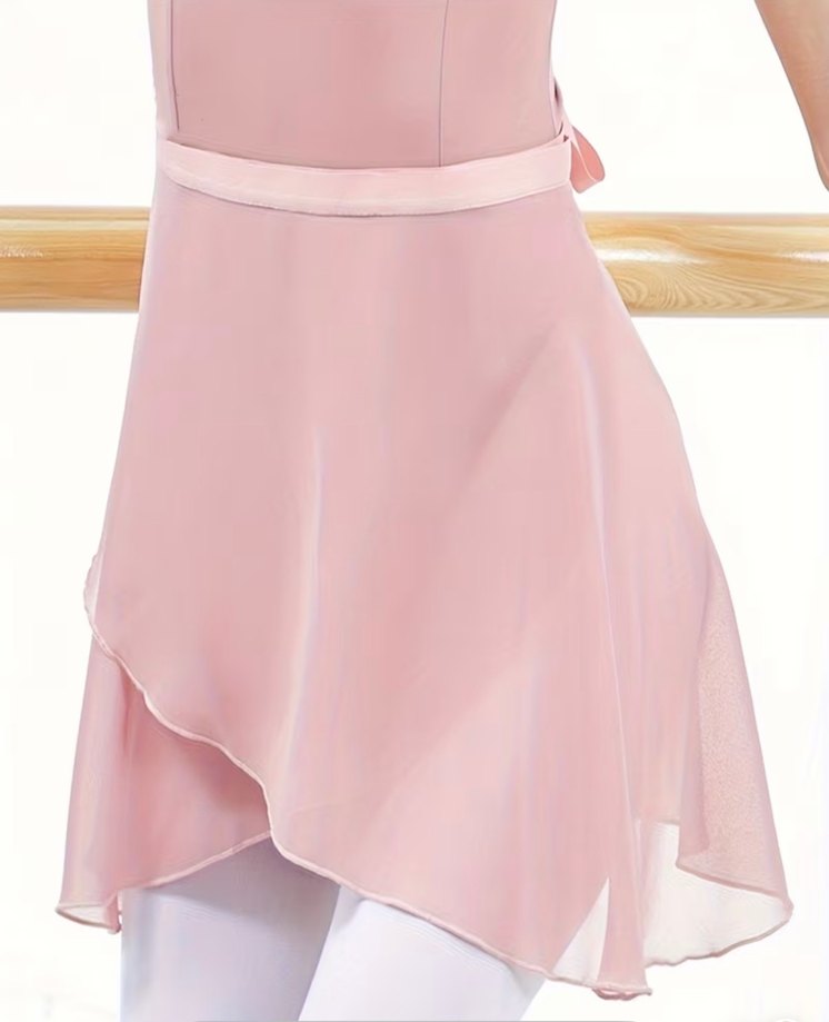 La Saade Pink Ballet Muse Chiffon Skirt  Pembe Şifon Bale Eteği - Görsel 5