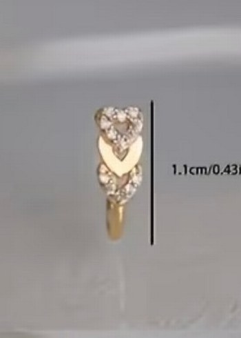 Y2k La Saade Kalpli Yaşlı Burun Hızma Piercing - Görsel 2