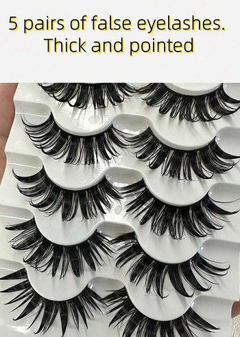 Siyah Takma Kirpik Seti - Görsel 5