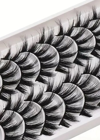 Bej Renkli Takma Kirpik Seti - Görsel 3