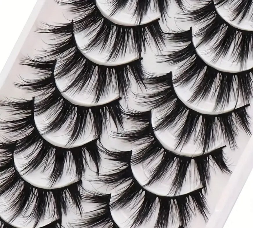 Bej Renkli Takma Kirpik Seti - Görsel 4