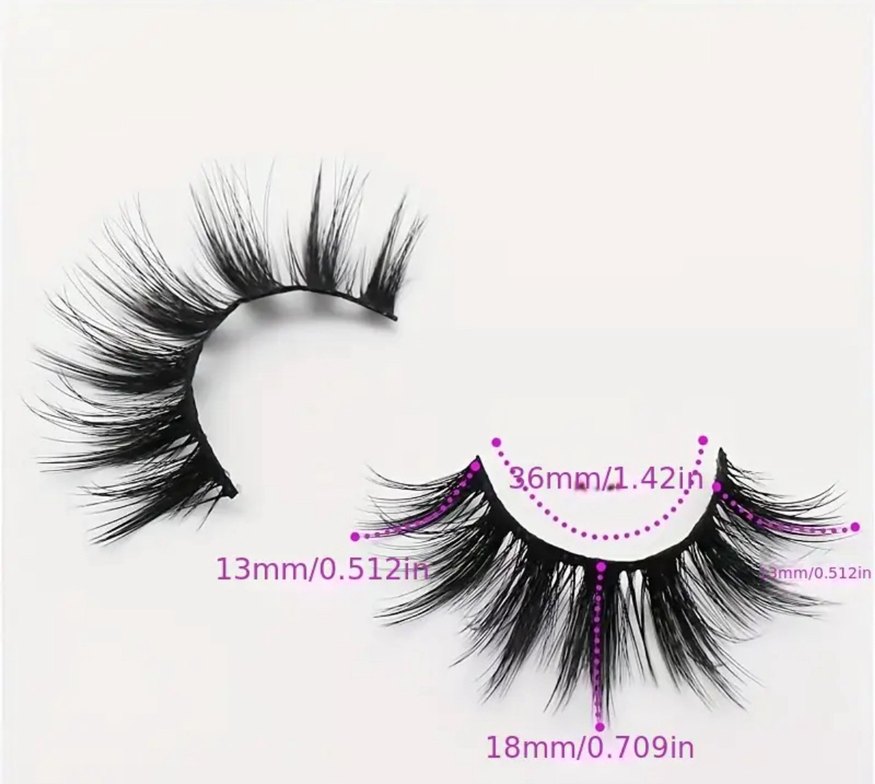 Bej Renkli Takma Kirpik Seti - Görsel 5