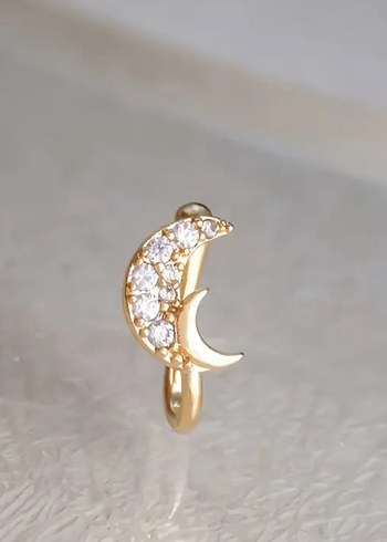 Altın Renkli Ay Figürlü Hızma - Görsel 3