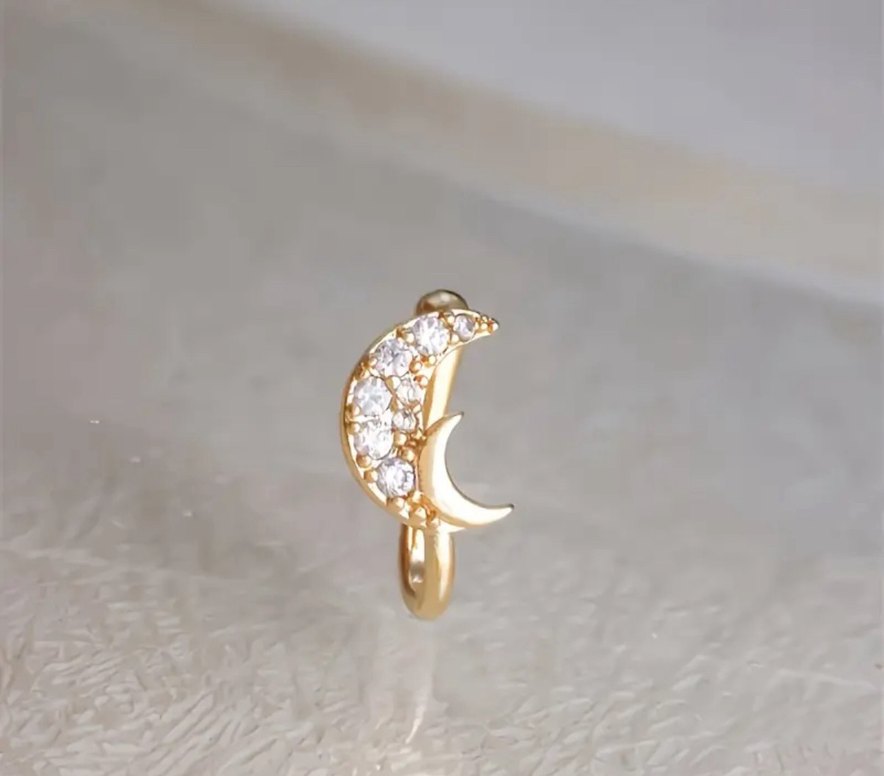 Altın Renkli Ay Figürlü Hızma - Görsel 3