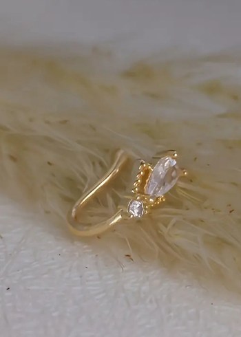 İnce İşlemeli Altın Boncuklu Hızma Piercing - Görsel 4