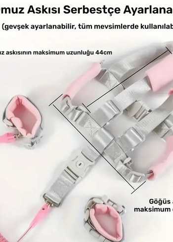 Beden Pembe Yılan Desenli Çocuk Kemer