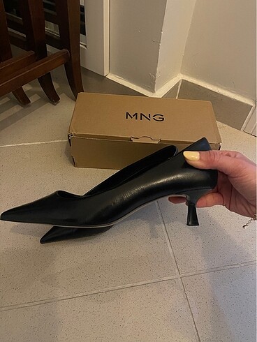 Mango Kısa Topuklu Ayakkabı - Görsel 5
