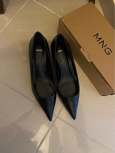 Mango Kısa Topuklu Ayakkabı - Görsel 6