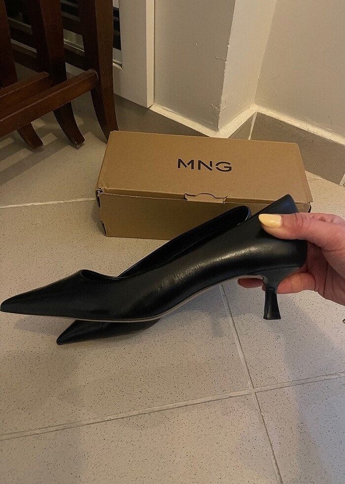 Mango Kısa Topuklu Ayakkabı - Görsel 5