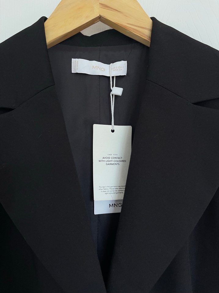 Mango Düğmeli Jile Tarzı Elbise - Görsel 3