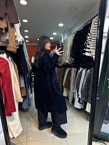 xs Beden lacivert Renk Zara uzun mont