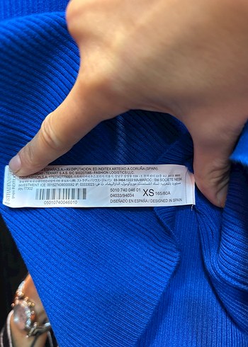 Mavi Kadın İnce Triko Mini Kazak - Görsel 5