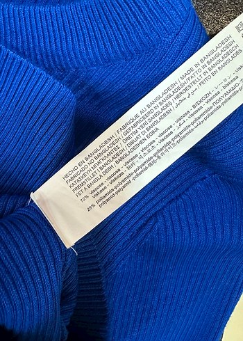 Mavi Kadın İnce Triko Mini Kazak - Görsel 6