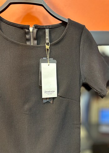 Siyah Midi Kadın Günlük Elbise - Görsel 2