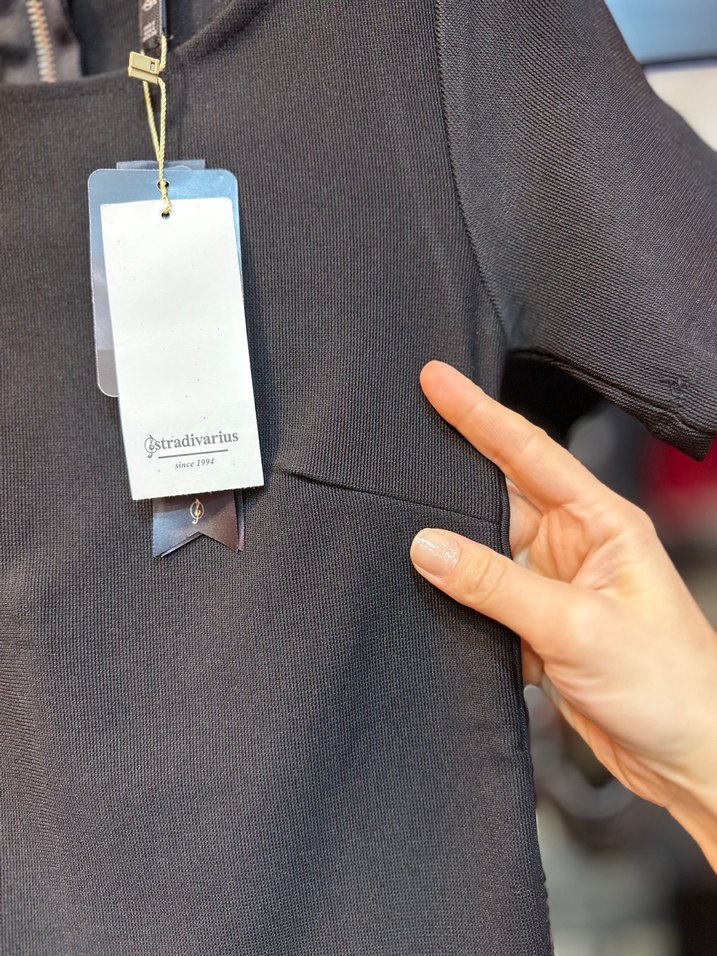 Siyah Midi Kadın Günlük Elbise - Görsel 3