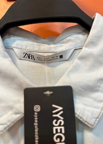 Gri Denim Düğmeli Uzun Kollu Kadın Gömlek - Görsel 4