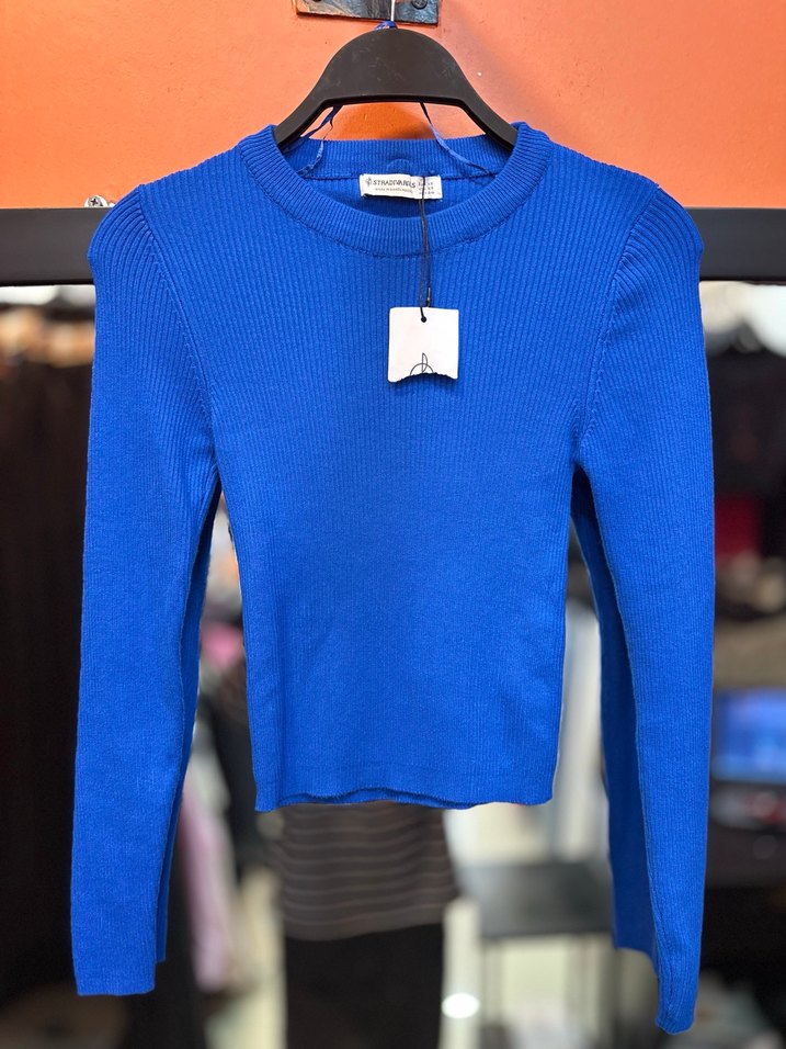 Gri Kadın Bisiklet Yaka Salaş Kazak - Görsel 5