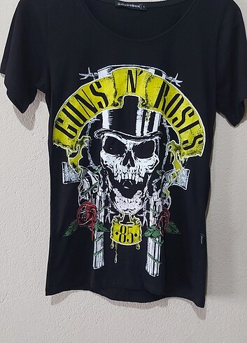 GUNS N ROSES 85 PRINT WOMEN'S T SHIRT 