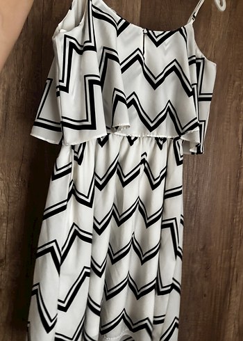 Az kullanılmış temiz Askılı Mini Elbise - Görsel 2