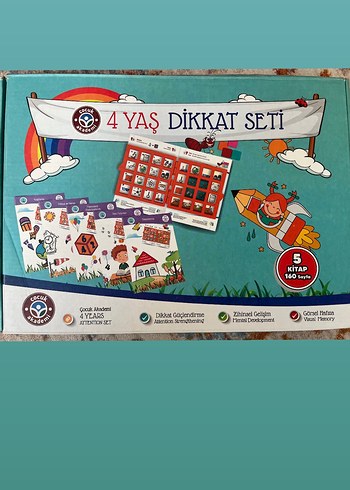 4 Yaş Dikkat Seti Eğitim Seti - Görsel 2