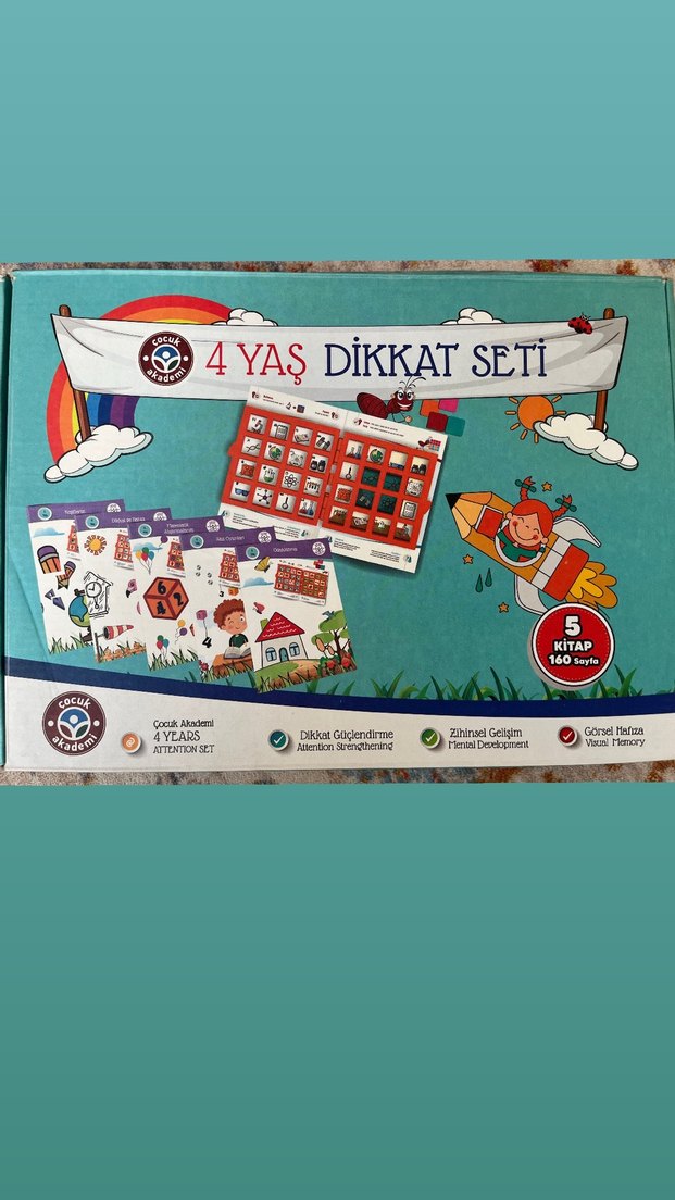 4 Yaş Dikkat Seti Eğitim Seti - Görsel 2