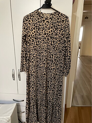 Leopar elbise belde