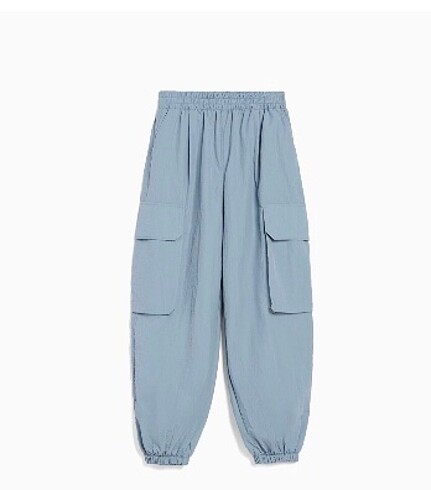 Bershka paraşüt kargo pantolon