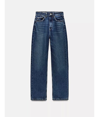 Zara yüksek bel mom fit jean