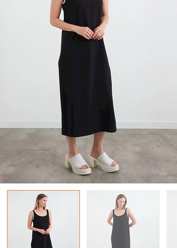 Uzun Salaş Elbise Fulla Moda