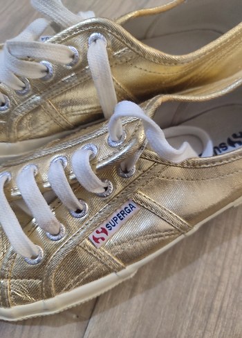 Altın Renkli Superga Kadın Spor Ayakkabı