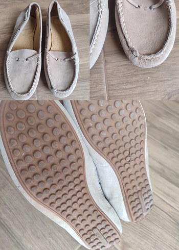 Derimod Bej Süet Kadın Loafer