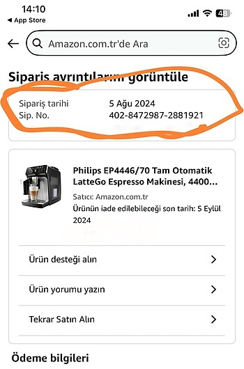 Beden Renk Philips kahve makinesi