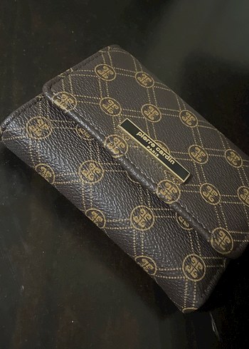 Kahverengi Deri Pierre Cardin Kadın Cüzdanı - Görsel 2