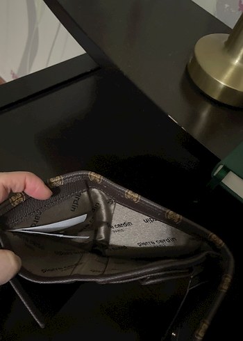 Kahverengi Deri Pierre Cardin Kadın Cüzdanı - Görsel 4