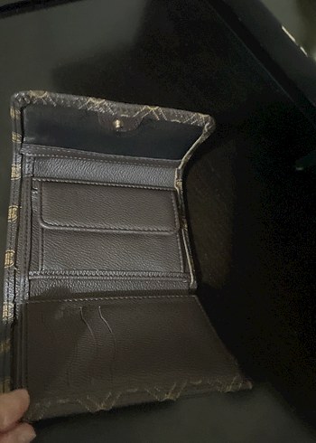 Kahverengi Deri Pierre Cardin Kadın Cüzdanı - Görsel 3