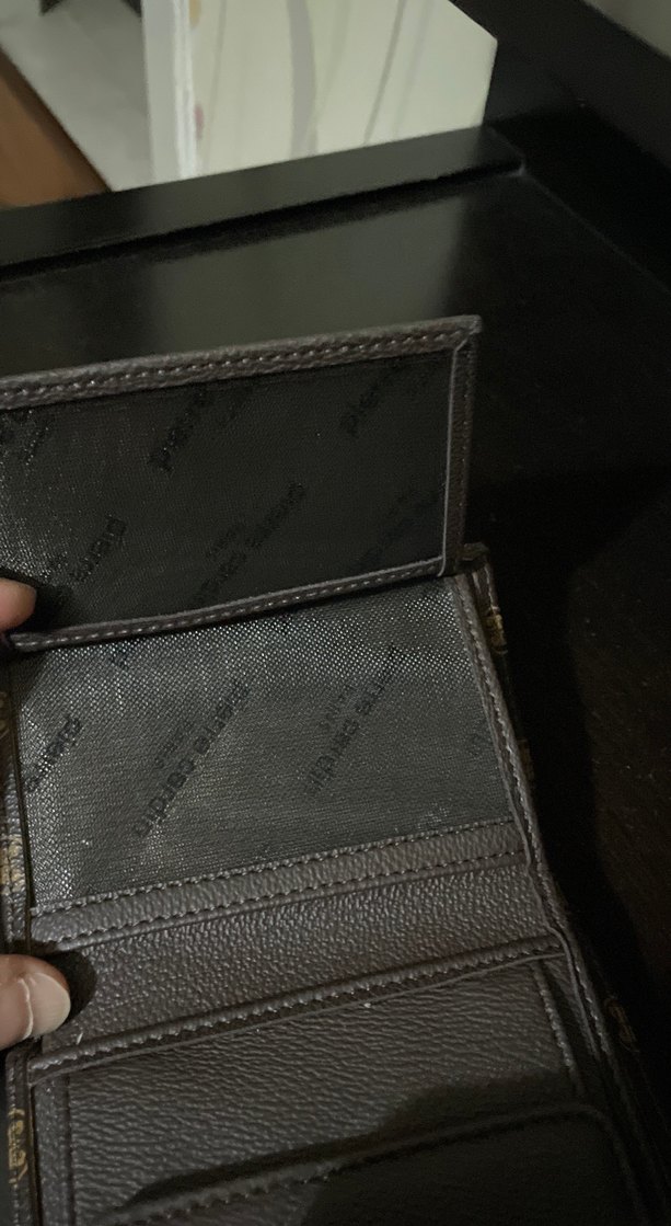 Kahverengi Deri Pierre Cardin Kadın Cüzdanı - Görsel 5