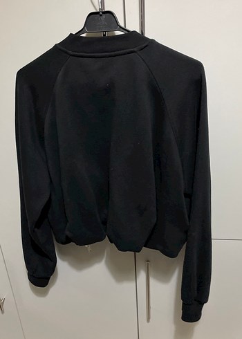 Kadın Siyah Fermuarlı Günlük Ceket - Görsel 5