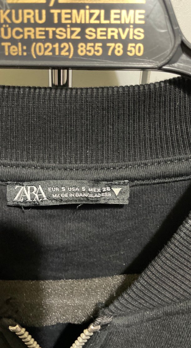 Kadın Siyah Fermuarlı Günlük Ceket - Görsel 3